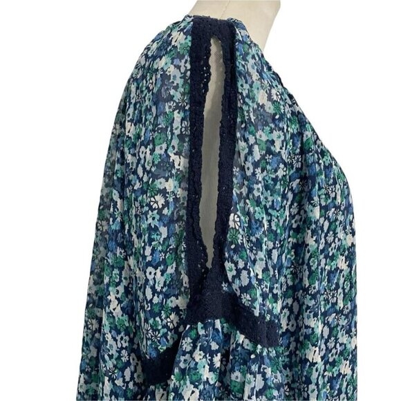 Westport Size 2X  Top Blouse Cold Shoulder Floral Boho Plus Size - Picture 4 of 9